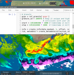 Screenshot of SEAScope being controlled by Python